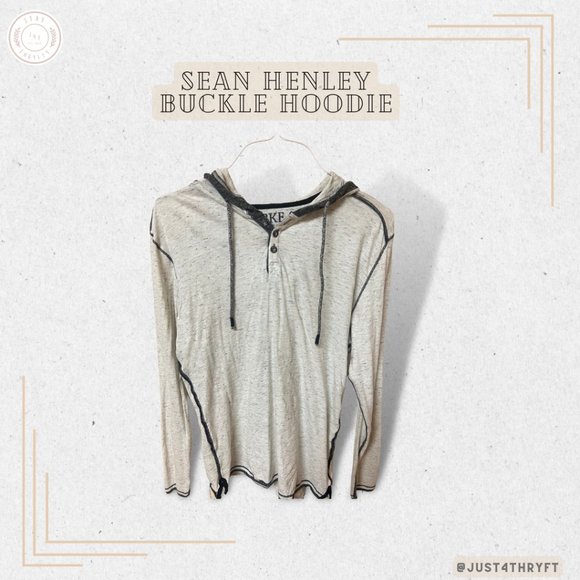 Sean Henley Buckle Hoodie - Picture 1 of 3